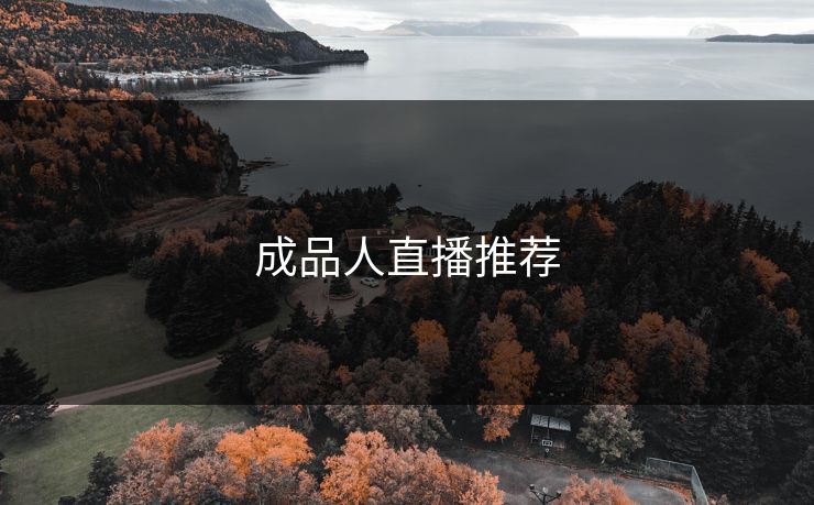 成品人直播推荐