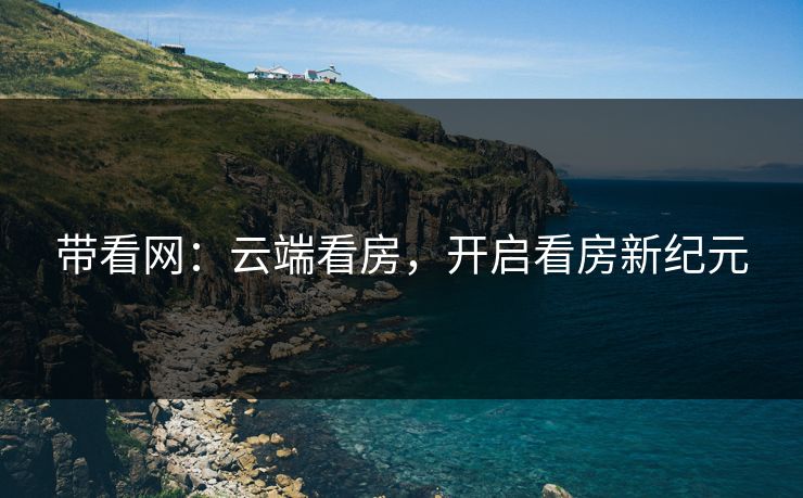 带看网：云端看房，开启看房新纪元
